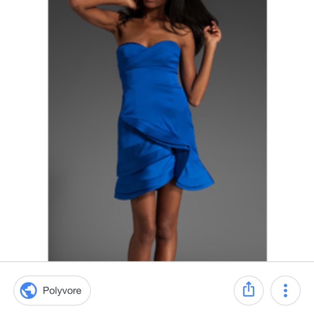 BCBG Blue Multilayered Dress